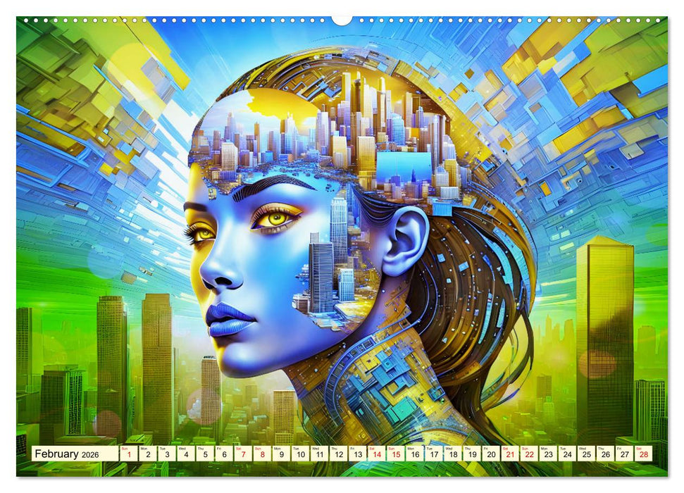 Faces of the metropolis (CALVENDO Premium-Calendar 2026)