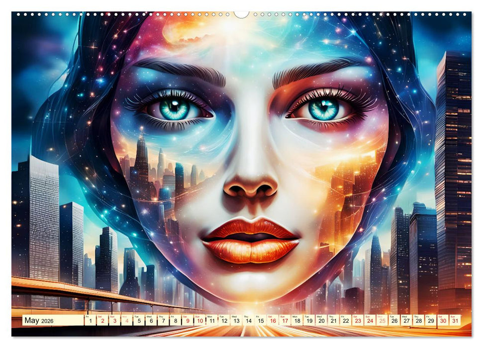 Faces of the metropolis (CALVENDO Premium-Calendar 2026)