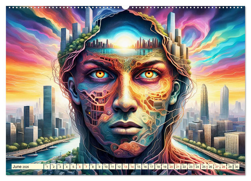 Faces of the metropolis (CALVENDO Premium-Calendar 2026)