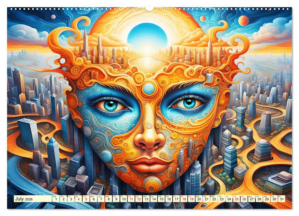 Faces of the metropolis (CALVENDO Premium-Calendar 2026)