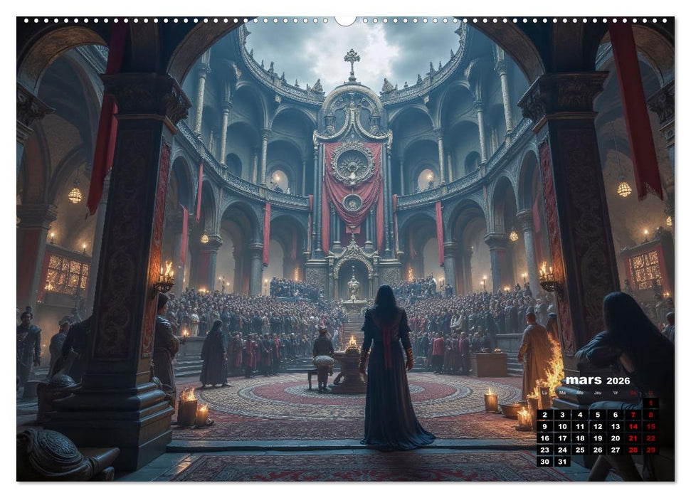 La vie pendant l'Antiquité - Rome et les Romains (CALVENDO Calendrier supérieur 2026)