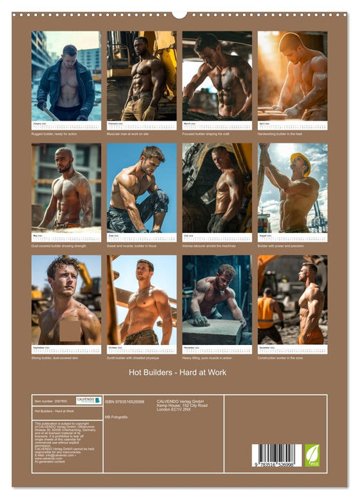 Hot Builders - Hard at Work (CALVENDO Premium-Calendar 2026)