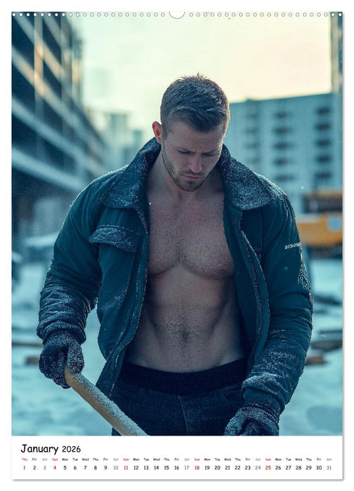 Hot Builders - Hard at Work (CALVENDO Premium-Calendar 2026)