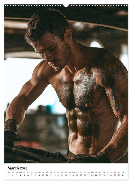 Hot Builders - Hard at Work (CALVENDO Premium-Calendar 2026)