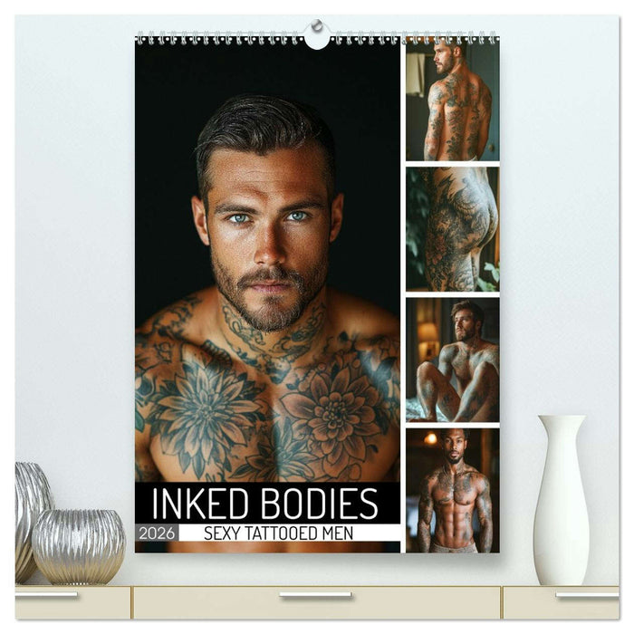Inked Bodies - Sexy Tattooed Men (CALVENDO Premium-Calendar 2026)