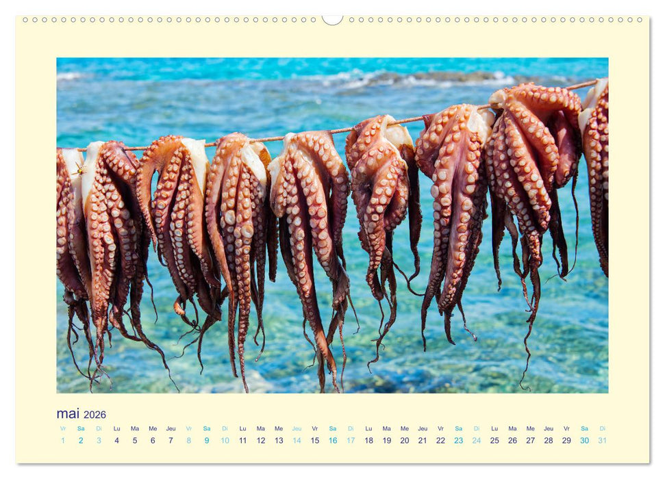 Les îles mythiques de Grèce - MILOS (CALVENDO Calendrier supérieur 2026)