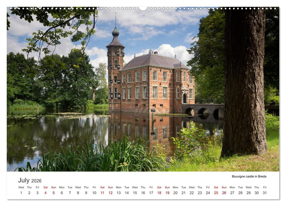Beautiful castles in the Netherlands (CALVENDO Premium-Calendar 2026)