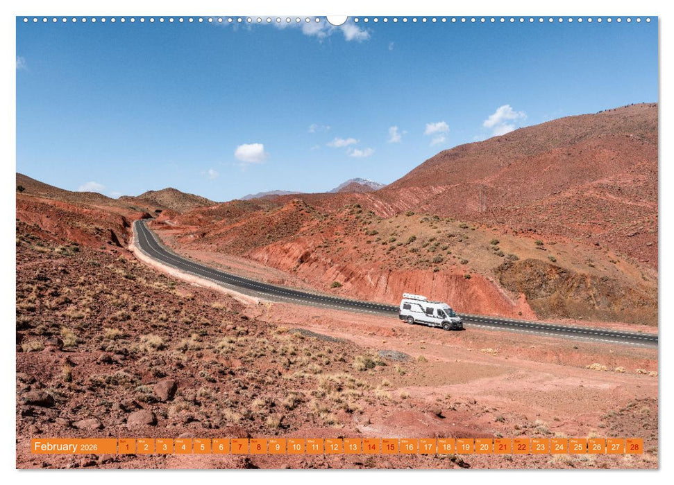 Van Life Road Trip Morocco (CALVENDO Monthly Calendar 2026)