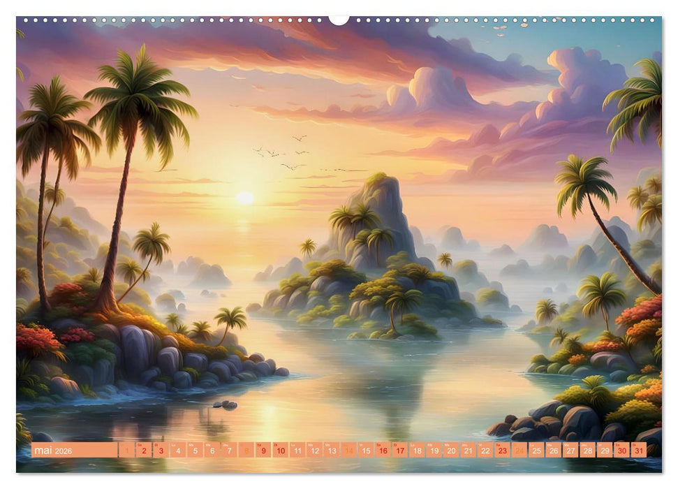 Le paradis de l'archipel (CALVENDO Calendrier supérieur 2026)