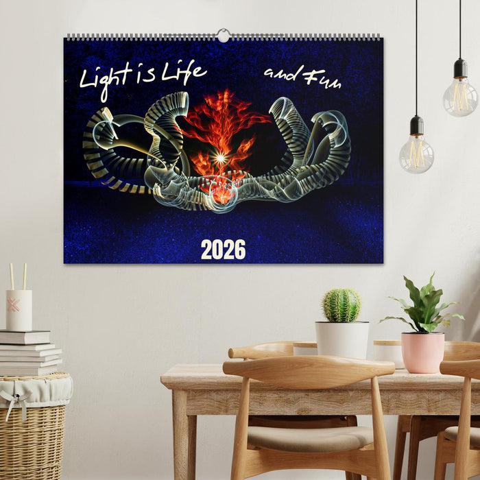 Light is Life and Fun (CALVENDO Monthly Calendar 2026)