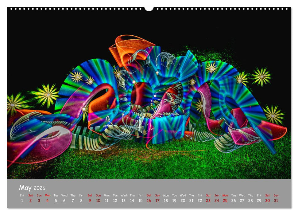 Light is Life and Fun (CALVENDO Monthly Calendar 2026)