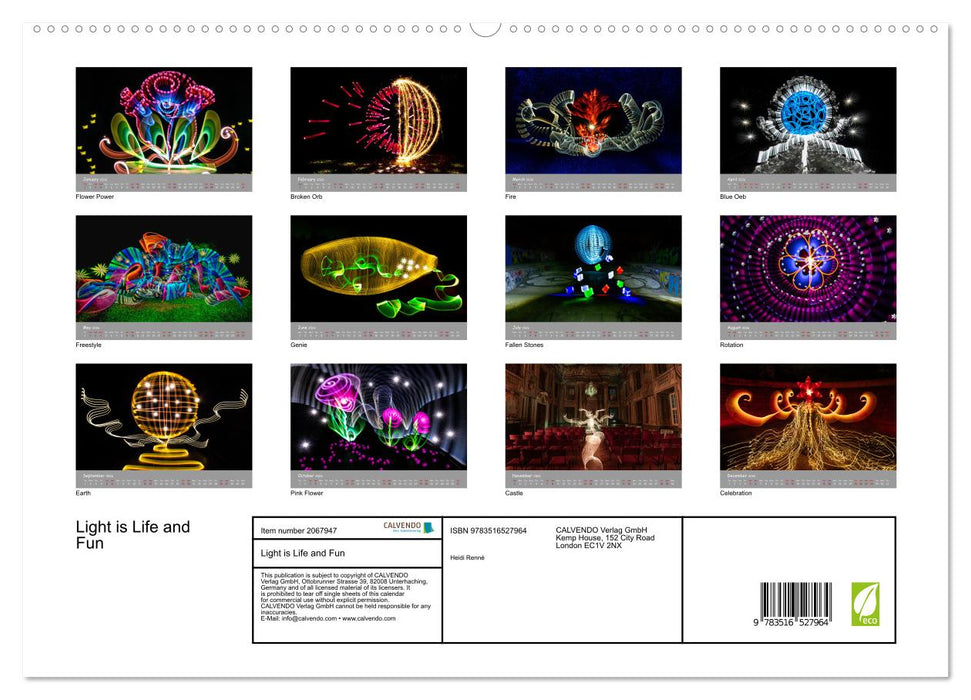 Light is Life and Fun (CALVENDO Premium-Calendar 2026)