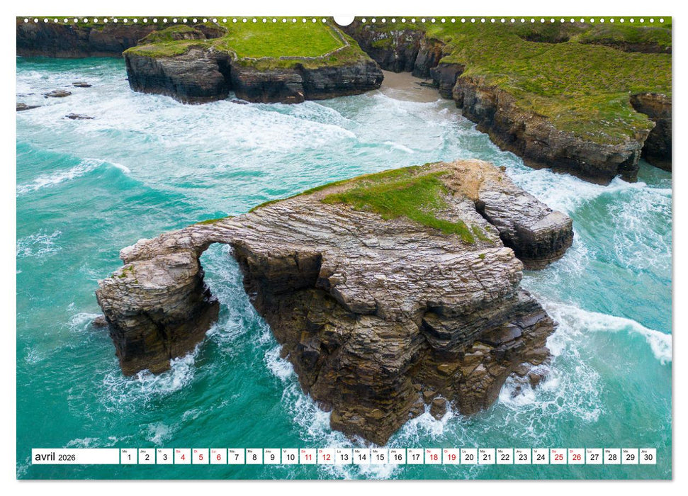 Sublimes paysages d'Espagne (CALVENDO Calendrier mensuel 2026)