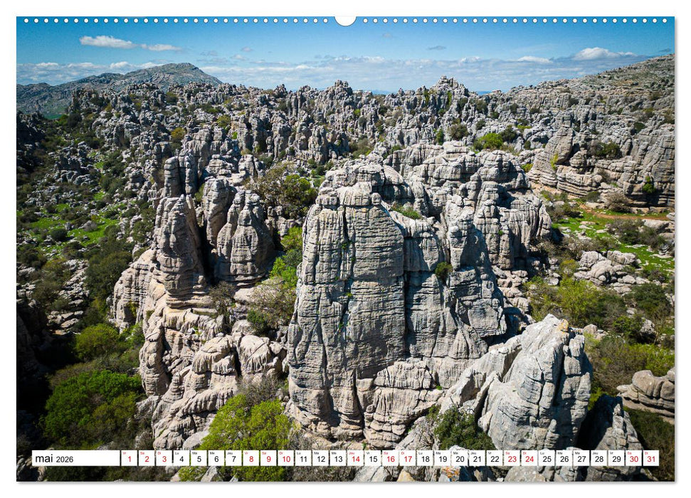 Sublimes paysages d'Espagne (CALVENDO Calendrier mensuel 2026)