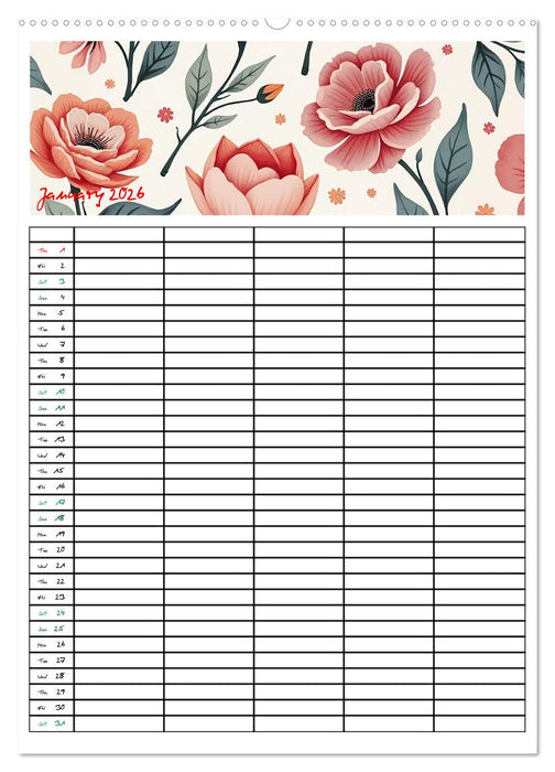 Home Planer (CALVENDO Monthly Calendar 2026)