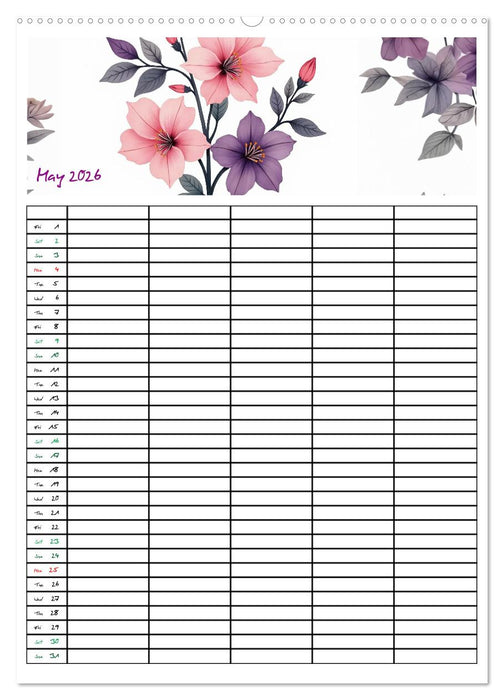 Home Planer (CALVENDO Monthly Calendar 2026)