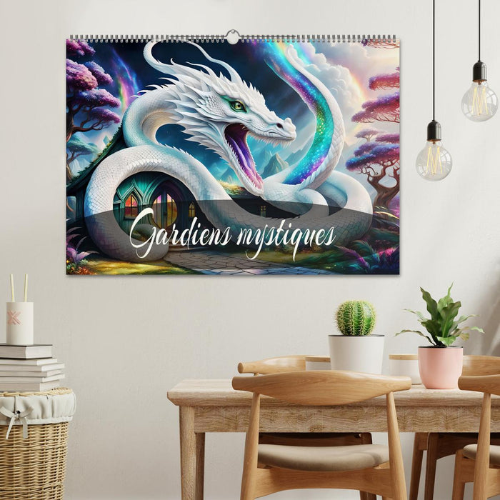 Gardiens mystiques (CALVENDO Calendrier mensuel 2026)