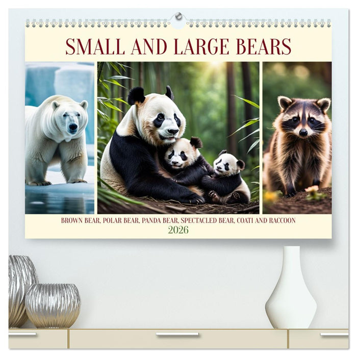 Small and large bears (CALVENDO Premium-Calendar 2026)
