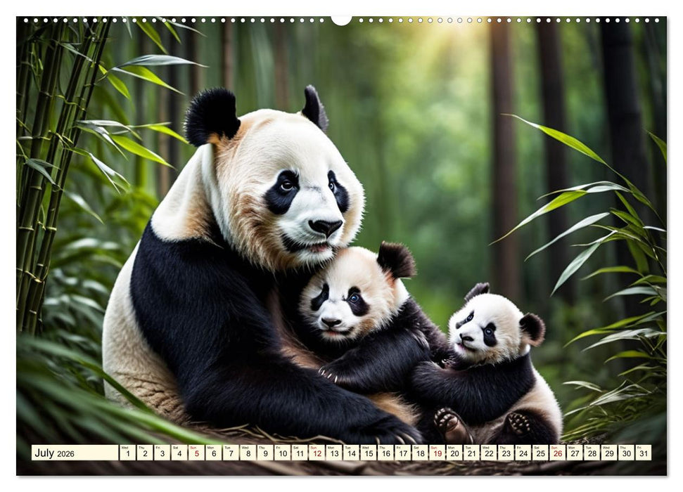 Small and large bears (CALVENDO Premium-Calendar 2026)