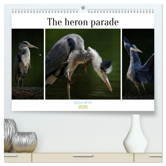 The heron parade (CALVENDO Premium-Calendar 2026)