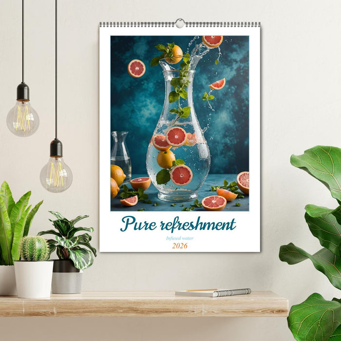 Pure refreshment - Infused water (CALVENDO Monthly Calendar 2026)