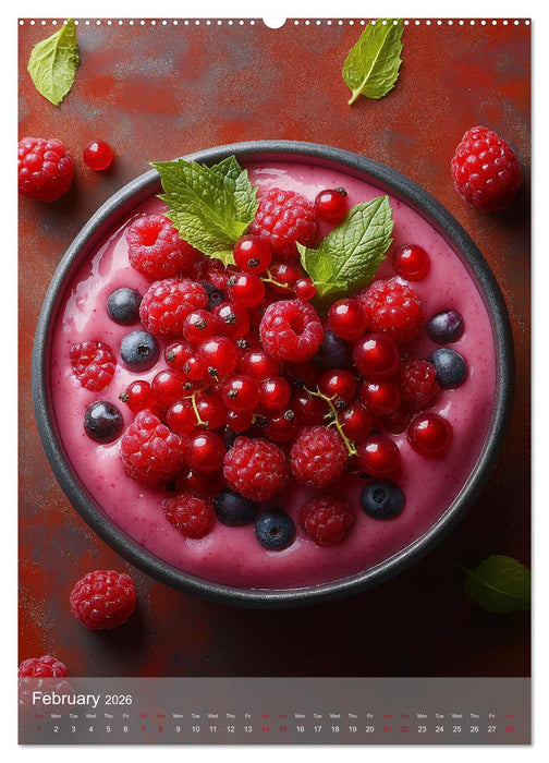 Smoothie Bowl Bliss (CALVENDO Monthly Calendar 2026)