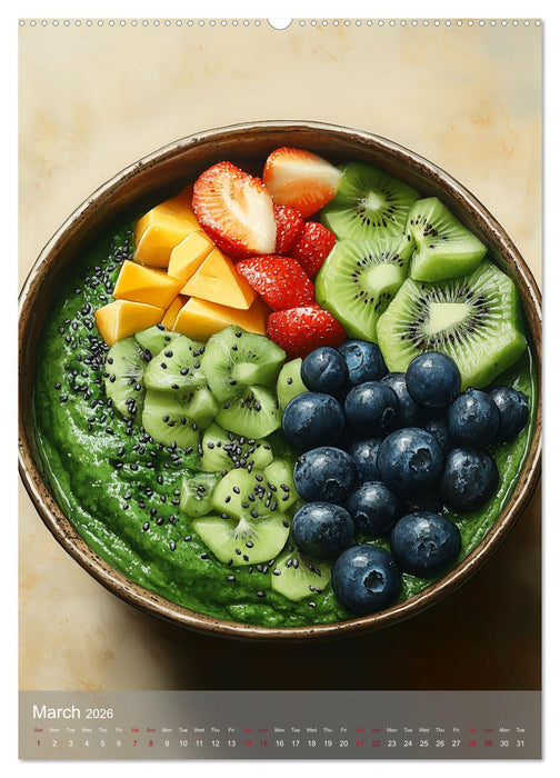 Smoothie Bowl Bliss (CALVENDO Monthly Calendar 2026)