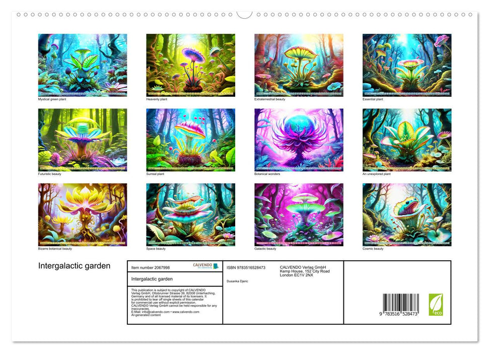 Intergalactic garden (CALVENDO Premium-Calendar 2026)