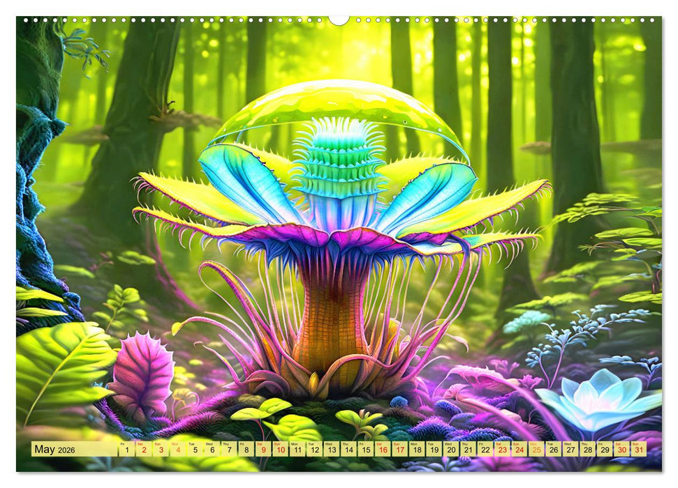 Intergalactic garden (CALVENDO Premium-Calendar 2026)