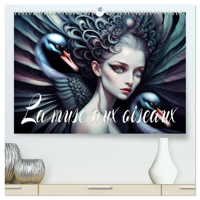 La muse aux oiseaux (CALVENDO Calendrier supérieur 2026)