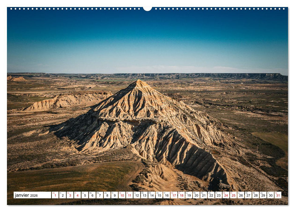 Sublimes paysages d'Espagne (CALVENDO Calendrier supérieur 2026)