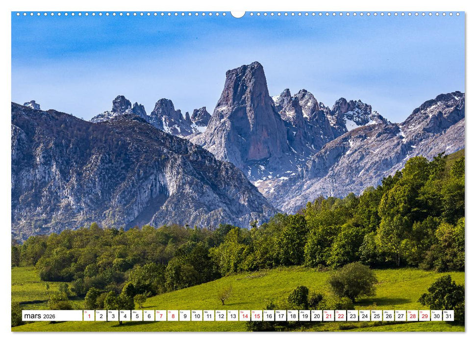 Sublimes paysages d'Espagne (CALVENDO Calendrier supérieur 2026)