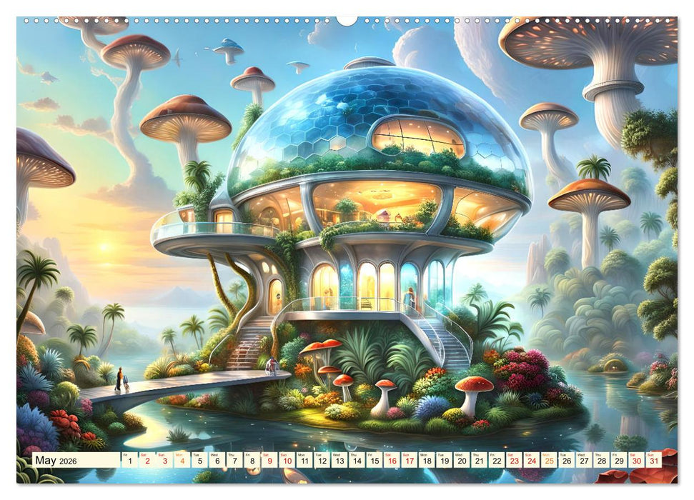 Glass and steel architecture (CALVENDO Monthly Calendar 2026)