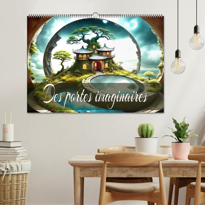 Des Portes imaginaires (CALVENDO Calendrier mensuel 2026)