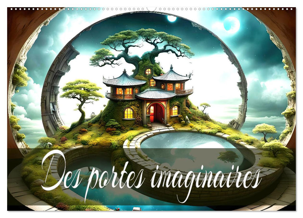 Des Portes imaginaires (CALVENDO Calendrier mensuel 2026)