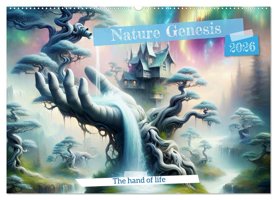 Nature Genesis - The hand of life (CALVENDO Monthly Calendar 2026)