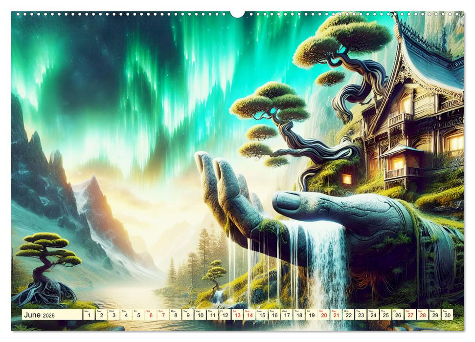 Nature Genesis - The hand of life (CALVENDO Monthly Calendar 2026)