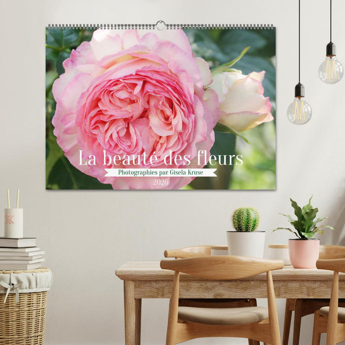 La beauté des fleurs (CALVENDO Calendrier mensuel 2026)