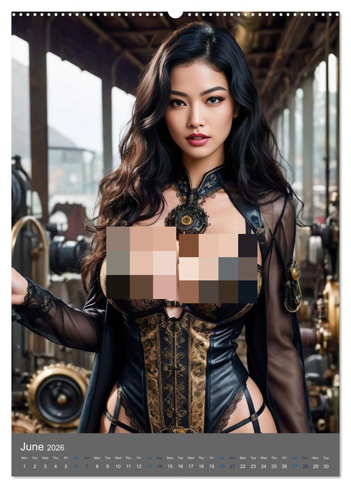 Seductive steampunk divas (CALVENDO Monthly Calendar 2026)