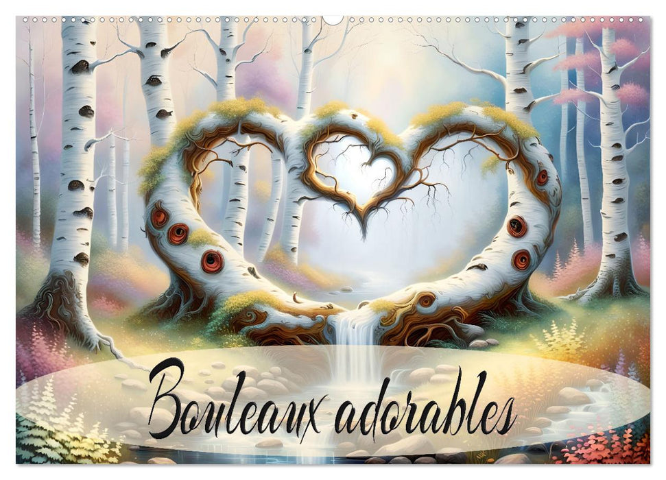 Bouleaux adorables (CALVENDO Calendrier mensuel 2026)