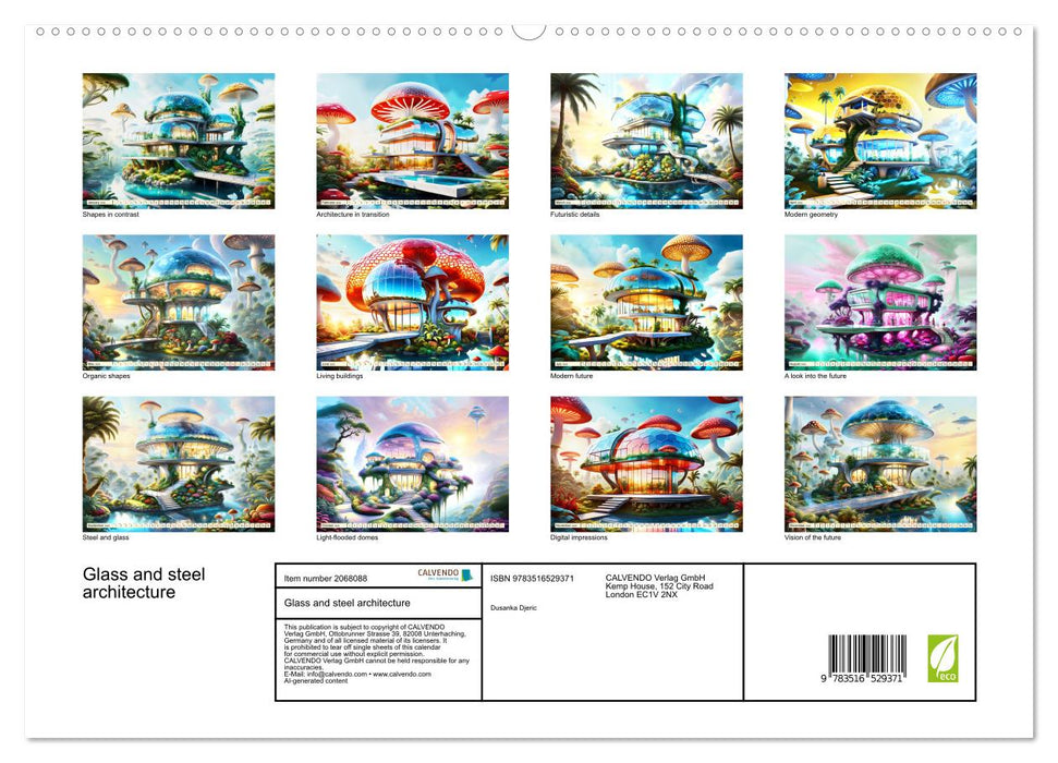 Glass and steel architecture (CALVENDO Premium-Calendar 2026)