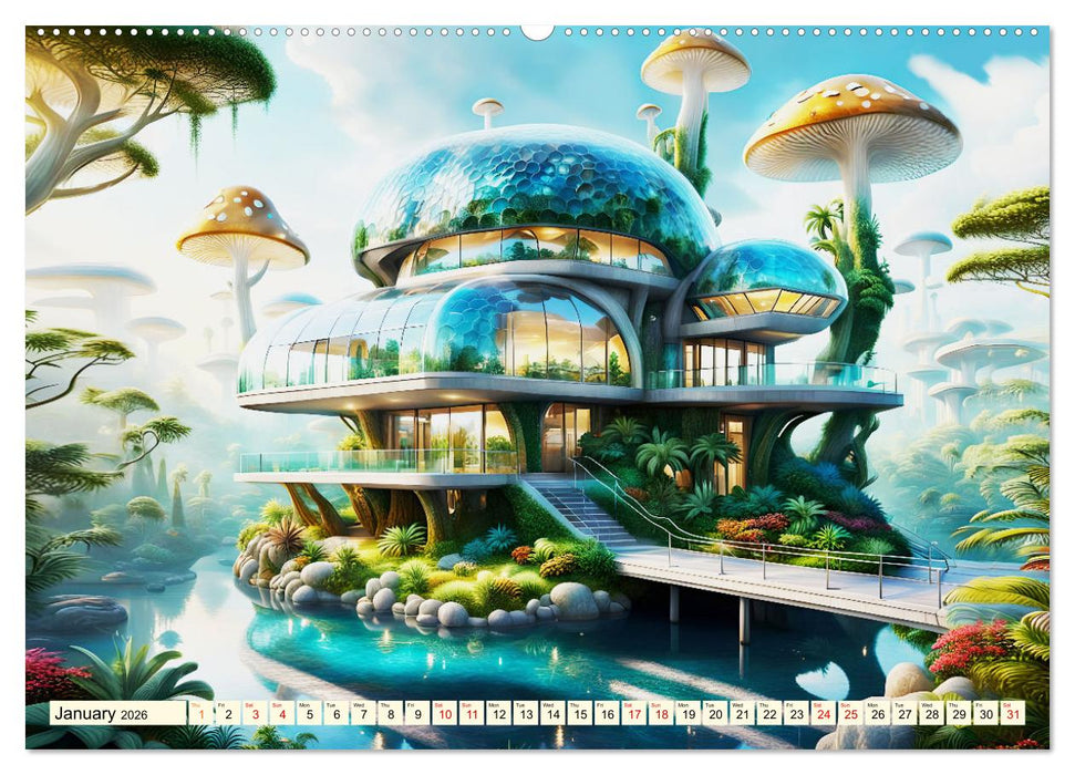 Glass and steel architecture (CALVENDO Premium-Calendar 2026)