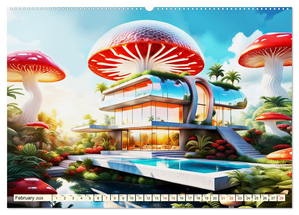 Glass and steel architecture (CALVENDO Premium-Calendar 2026)