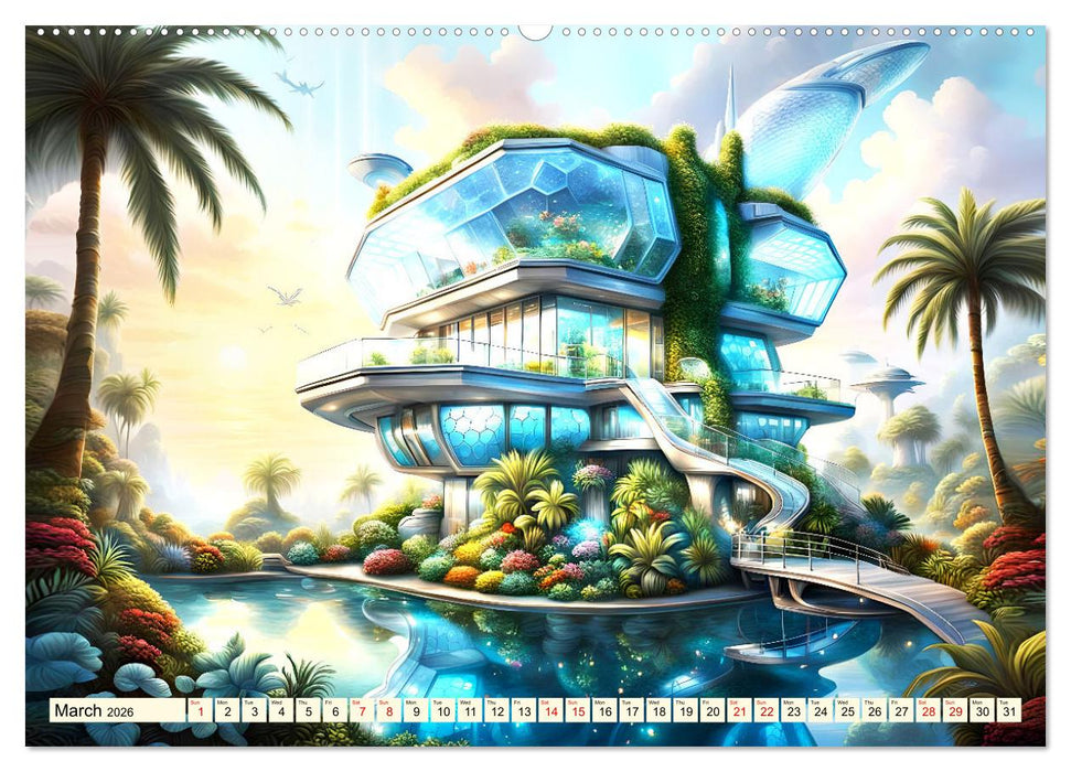 Glass and steel architecture (CALVENDO Premium-Calendar 2026)