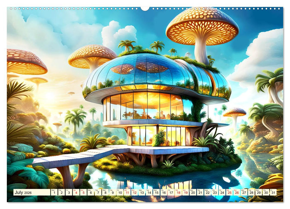 Glass and steel architecture (CALVENDO Premium-Calendar 2026)