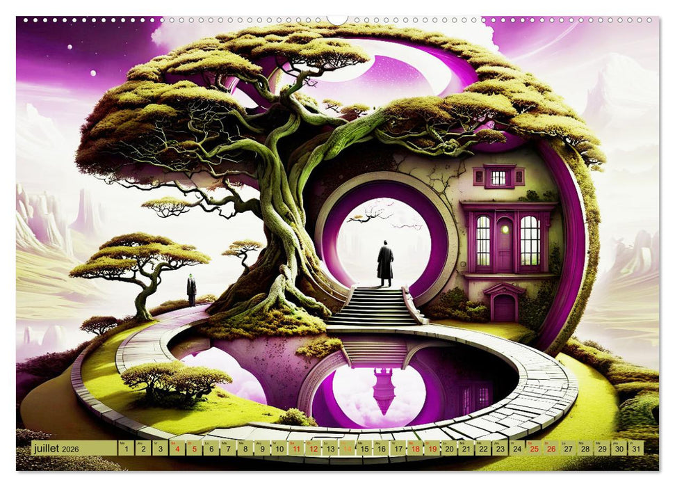 Des Portes imaginaires (CALVENDO Calendrier supérieur 2026)