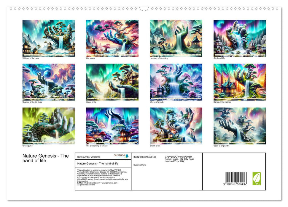 Nature Genesis - The hand of life (CALVENDO Premium-Calendar 2026)