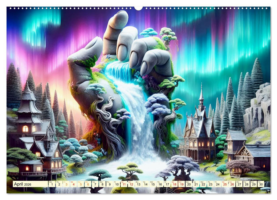 Nature Genesis - The hand of life (CALVENDO Premium-Calendar 2026)