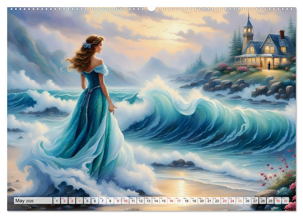 Harmony - Elegance in harmony of waves (CALVENDO Monthly Calendar 2026)