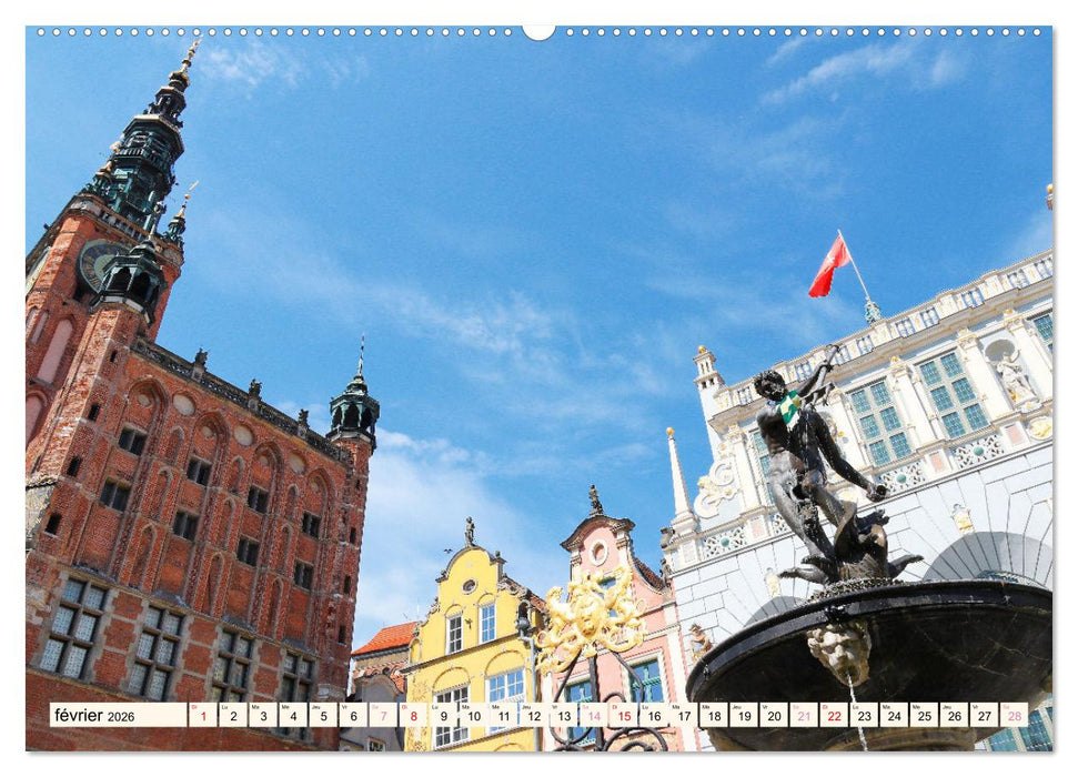 GDANSK - Ville portuaire de rêve en Pologne (CALVENDO Calendrier supérieur 2026)
